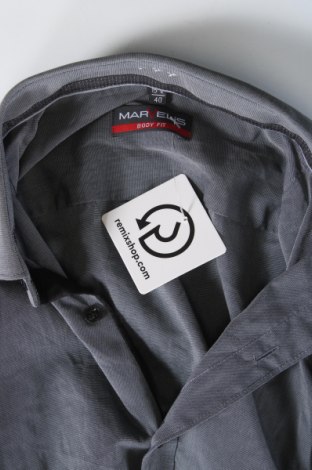 Herrenhemd Marvelis, Größe M, Farbe Grau, Preis 4,73 €