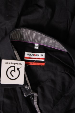 Cămașă de bărbați Marvelis, Mărime XXL, Culoare Negru, Preț 43,99 Lei