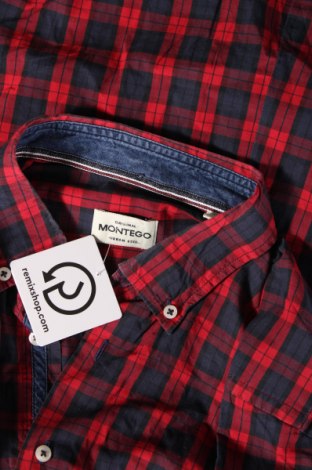 Ανδρικό πουκάμισο Montego, Μέγεθος M, Χρώμα Πολύχρωμο, Τιμή 6,28 €