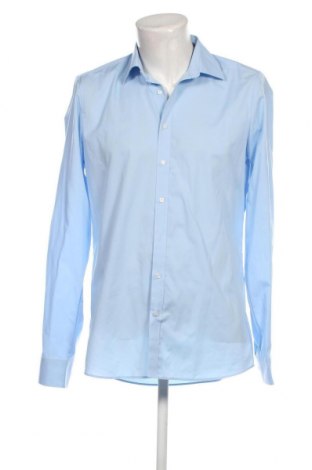 Ανδρικό πουκάμισο Olymp, Μέγεθος L, Χρώμα Μπλέ, Τιμή 35,16 €