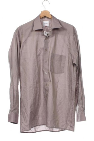 Ανδρικό πουκάμισο Olymp, Μέγεθος M, Χρώμα Γκρί, Τιμή 20,41 €