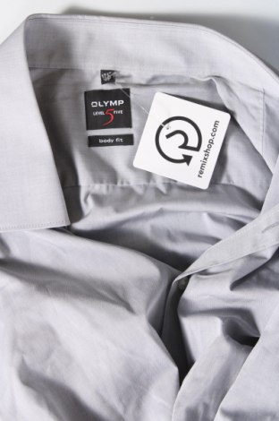 Ανδρικό πουκάμισο Olymp, Μέγεθος XL, Χρώμα Γκρί, Τιμή 13,61 €