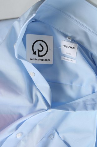 Ανδρικό πουκάμισο Olymp, Μέγεθος M, Χρώμα Μπλέ, Τιμή 18,71 €