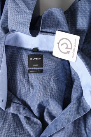 Мъжка риза Olymp, Размер L, Цвят Син, Цена 24,75 лв.