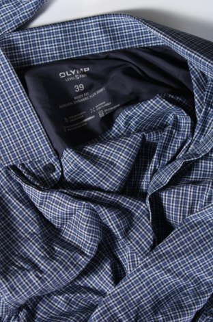 Ανδρικό πουκάμισο Olymp, Μέγεθος M, Χρώμα Μπλέ, Τιμή 13,61 €
