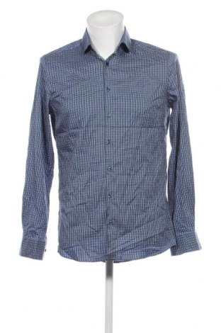 Ανδρικό πουκάμισο Olymp, Μέγεθος M, Χρώμα Μπλέ, Τιμή 17,01 €