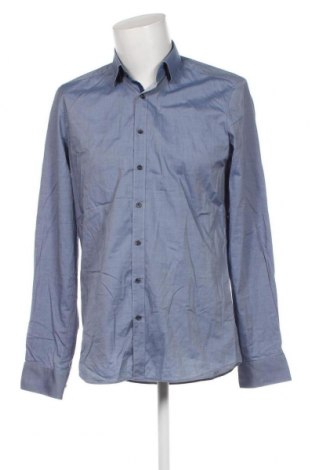 Ανδρικό πουκάμισο Olymp, Μέγεθος L, Χρώμα Μπλέ, Τιμή 24,83 €
