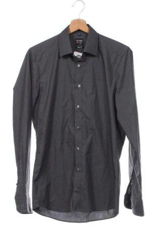 Ανδρικό πουκάμισο Olymp, Μέγεθος S, Χρώμα Γκρί, Τιμή 5,10 €