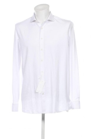 Ανδρικό πουκάμισο Olymp, Μέγεθος L, Χρώμα Λευκό, Τιμή 63,92 €