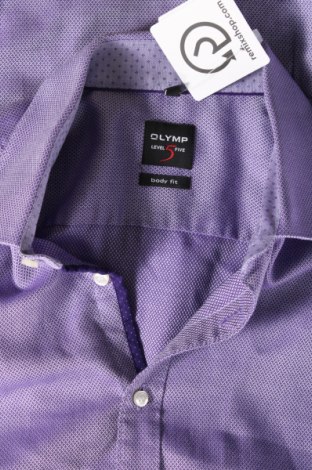 Herrenhemd Olymp, Größe L, Farbe Lila, Preis 18,20 €