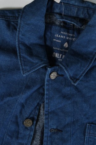 Ανδρικό πουκάμισο Only & Sons, Μέγεθος M, Χρώμα Μπλέ, Τιμή 5,20 €