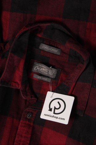 Pánská košile  Originals By Jack & Jones, Velikost L, Barva Červená, Cena  125,00 Kč