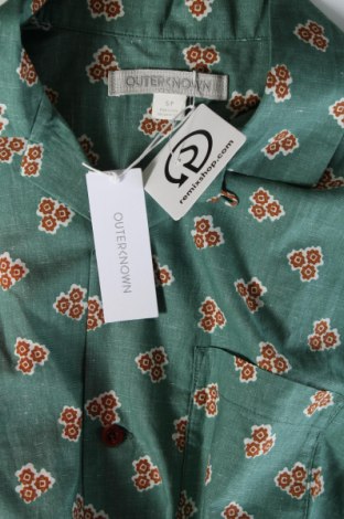 Мъжка риза Outerknown, Размер S, Цвят Зелен, Цена 61,32 лв.