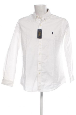 Męska koszula Polo By Ralph Lauren, Rozmiar L, Kolor Biały, Cena 321,06 zł