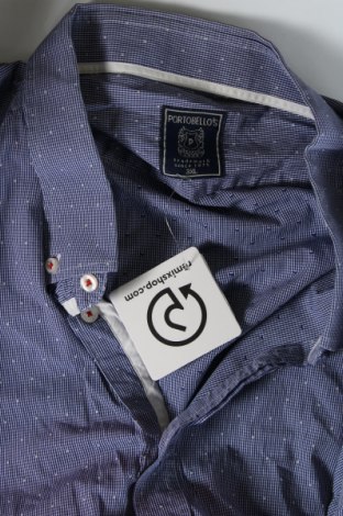 Herrenhemd Portobello's, Größe 3XL, Farbe Blau, Preis € 11,10