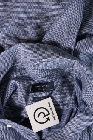 Ανδρικό πουκάμισο Profuomo, Μέγεθος M, Χρώμα Μπλέ, Τιμή 15,31 €