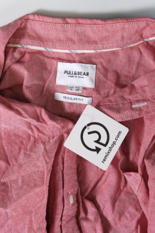 Ανδρικό πουκάμισο Pull&Bear, Μέγεθος S, Χρώμα Ρόζ , Τιμή 3,59 €