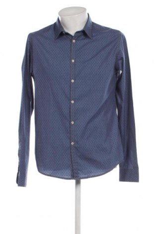 Ανδρικό πουκάμισο Risskio, Μέγεθος M, Χρώμα Μπλέ, Τιμή 10,54 €