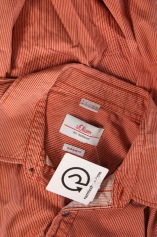 Мъжка риза S.Oliver, Размер M, Цвят Оранжев, Цена 19,94 лв.