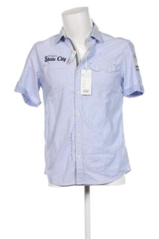 Ανδρικό πουκάμισο S.Oliver, Μέγεθος S, Χρώμα Μπλέ, Τιμή 25,80 €