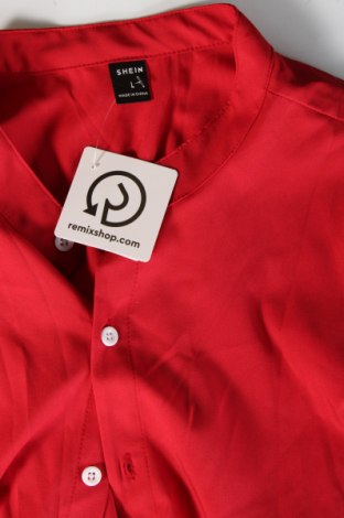 Pánská košile  SHEIN, Velikost L, Barva Červená, Cena  226,00 Kč