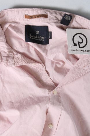 Herrenhemd Scotch & Soda, Größe M, Farbe Rosa, Preis 23,48 €