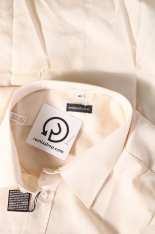 Ανδρικό πουκάμισο Seidensticker, Μέγεθος L, Χρώμα Εκρού, Τιμή 28,47 €