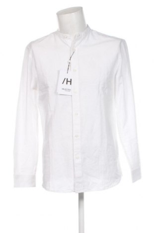 Мъжка риза Selected Homme, Размер L, Цвят Бял, Цена 55,80 лв.