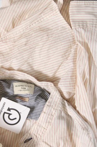 Ανδρικό πουκάμισο Selected Homme, Μέγεθος M, Χρώμα Εκρού, Τιμή 14,31 €