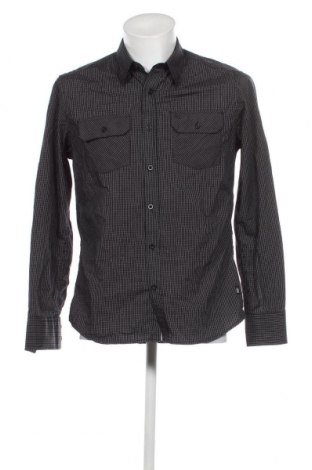 Ανδρικό πουκάμισο Smog, Μέγεθος M, Χρώμα Μαύρο, Τιμή 7,18 €