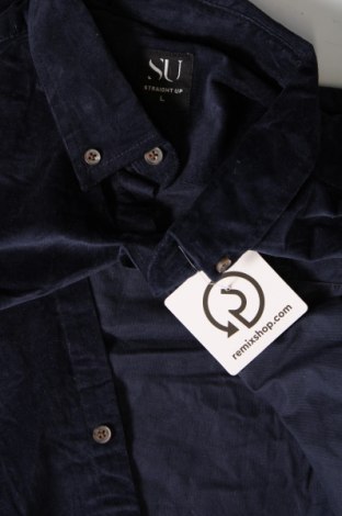 Herrenhemd Straight Up, Größe L, Farbe Blau, Preis 8,07 €