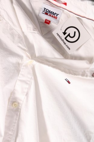 Ανδρικό πουκάμισο Tommy Jeans, Μέγεθος XXL, Χρώμα Λευκό, Τιμή 49,79 €