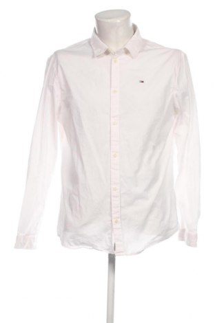 Мъжка риза Tommy Jeans, Размер XXL, Цвят Бял, Цена 112,70 лв.
