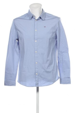 Herrenhemd Tommy Jeans, Größe XL, Farbe Blau, Preis 45,64 €