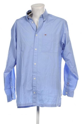 Herrenhemd Tommy Jeans, Größe L, Farbe Blau, Preis 49,79 €