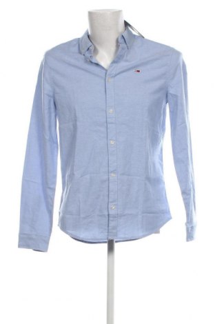 Herrenhemd Tommy Jeans, Größe M, Farbe Blau, Preis 45,64 €