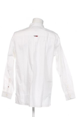 Мъжка риза Tommy Jeans, Размер M, Цвят Бял, Цена 72,45 лв.