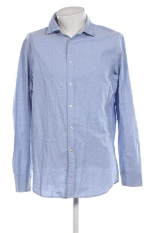 Ανδρικό πουκάμισο United Colors Of Benetton, Μέγεθος L, Χρώμα Μπλέ, Τιμή 10,54 €