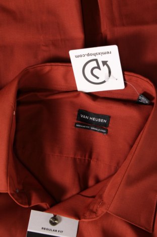 Ανδρικό πουκάμισο Van Heusen, Μέγεθος XXL, Χρώμα Καφέ, Τιμή 11,86 €