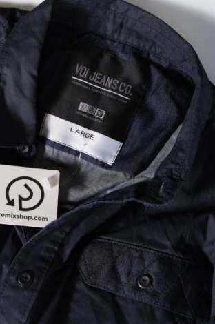 Herrenhemd Voi Jeans, Größe L, Farbe Blau, Preis € 20,18