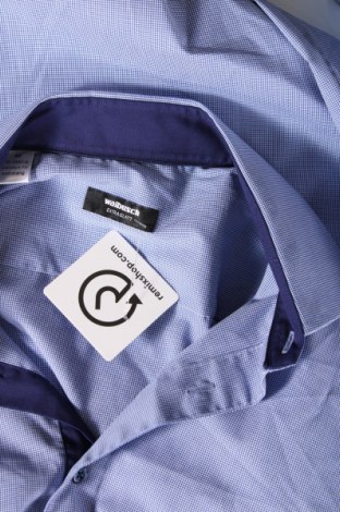 Ανδρικό πουκάμισο Walbusch, Μέγεθος M, Χρώμα Μπλέ, Τιμή 13,61 €