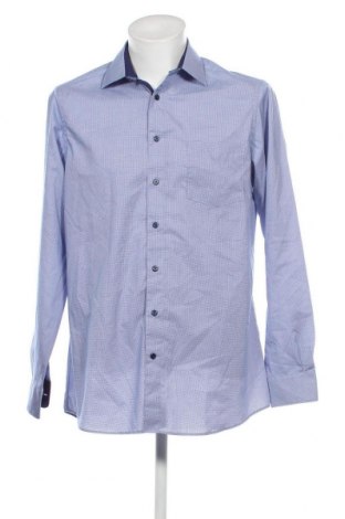 Мъжка риза Walbusch, Размер M, Цвят Син, Цена 27,50 лв.
