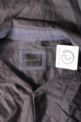 Мъжка риза Watson's, Размер M, Цвят Сив, Цена 8,50 лв.