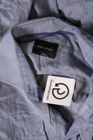 Ανδρικό πουκάμισο Westbury, Μέγεθος L, Χρώμα Μπλέ, Τιμή 8,41 €