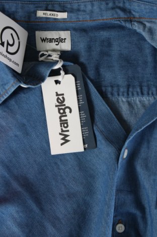 Cămașă de bărbați Wrangler, Mărime S, Culoare Albastru, Preț 142,10 Lei