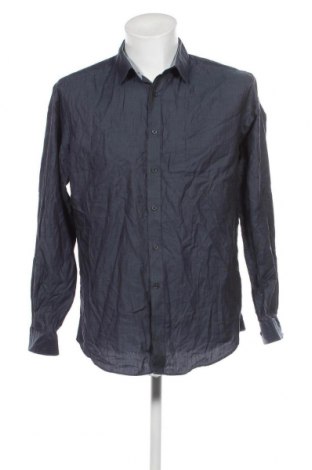 Ανδρικό πουκάμισο Yorn, Μέγεθος L, Χρώμα Μπλέ, Τιμή 10,76 €