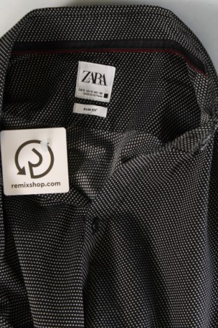 Herrenhemd Zara, Größe S, Farbe Grau, Preis 23,66 €