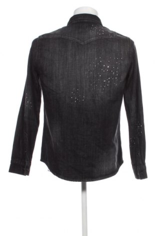 Мъжка риза Zara, Размер M, Цвят Черен, Цена 34,00 лв.
