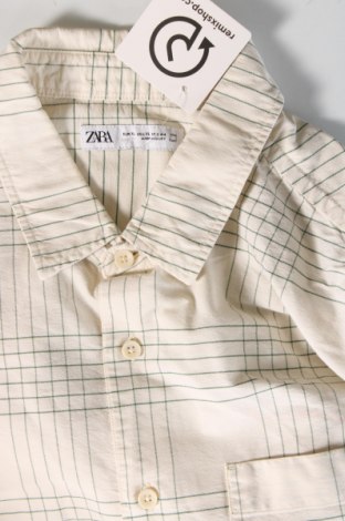 Мъжка риза Zara, Размер XL, Цвят Екрю, Цена 19,38 лв.