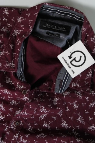 Ανδρικό πουκάμισο Zara Man, Μέγεθος L, Χρώμα Βιολετί, Τιμή 6,94 €